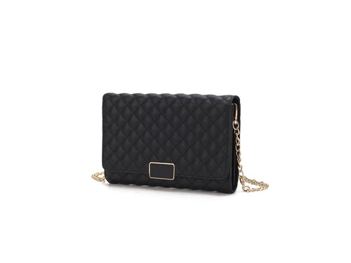 Gretchen Quilted Vegan Leather Crossbody