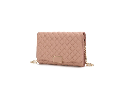 Gretchen Quilted Vegan Leather Crossbody