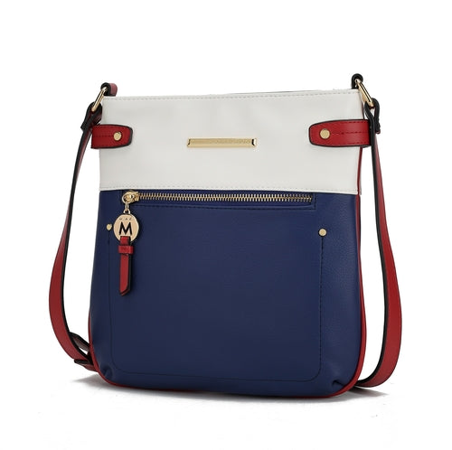 MKF Collection Camilla Crossbody Handbag - Indigo Blue