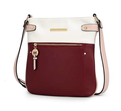 MKF Collection Camilla Crossbody Handbag - Red