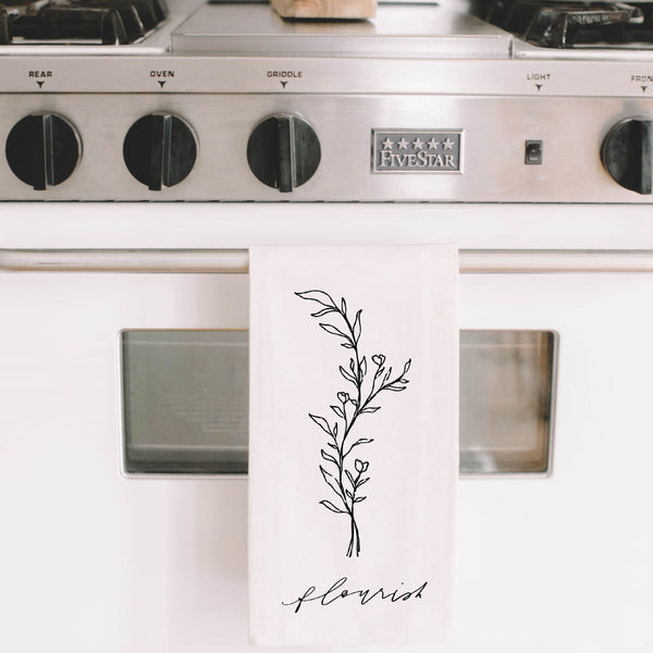 Flourish Wildflower Tea Towel