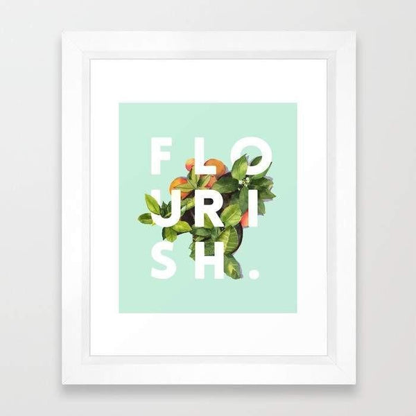 Flourish Artwork with Frame