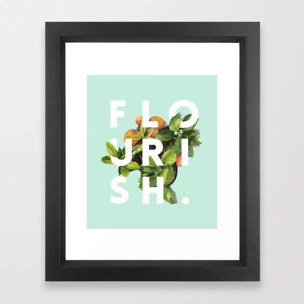Flourish Artwork with Frame