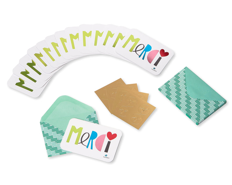 Papyrus Merci Thank You Boxed Cards