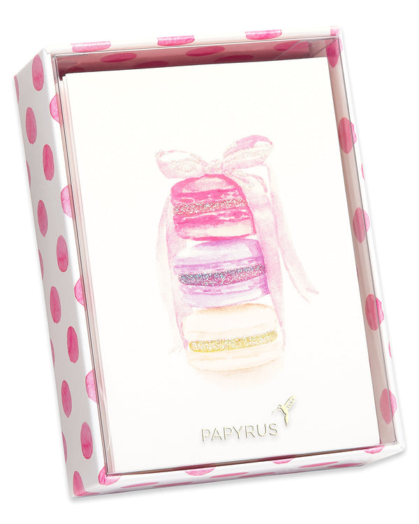 Papyrus Macarons Boxed Blank Note Cards