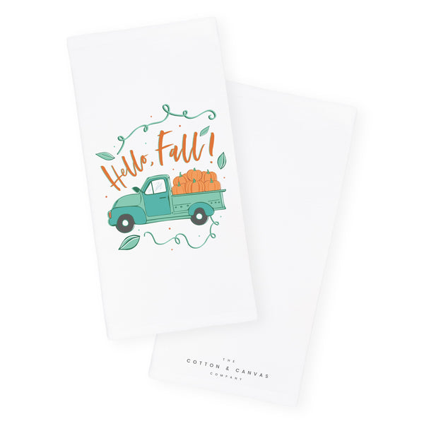Hello Fall! Kitchen Tea Towel
