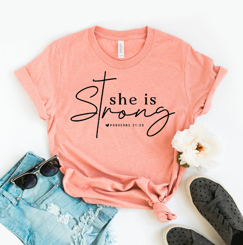She Is Strong First Edition T-Shirt