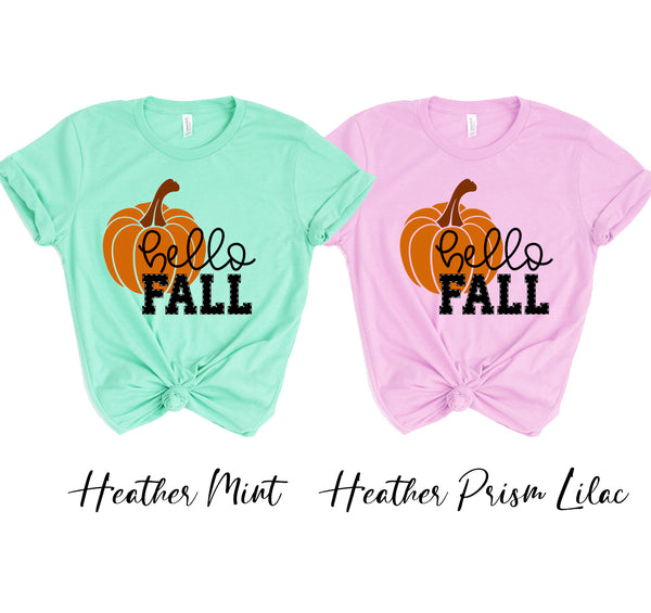 Hello Fall Pumpkin T-shirt