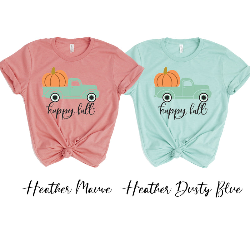 Happy Fall Truck & Pumpkin T-shirt