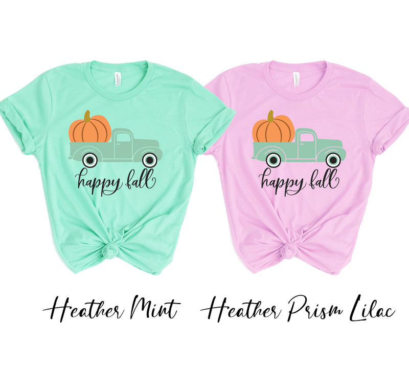 Happy Fall Truck & Pumpkin T-shirt