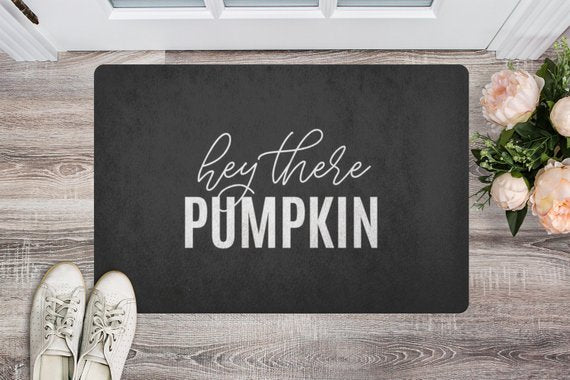 Hey There Pumpkin Welcome Mat