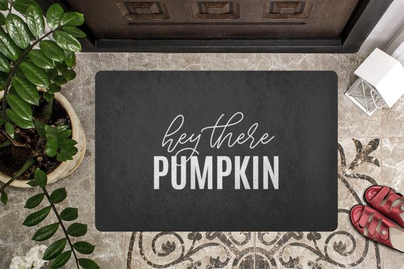 Hey There Pumpkin Welcome Mat
