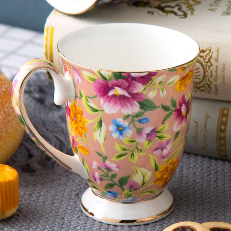 La Fleur Hand Painted Teacup