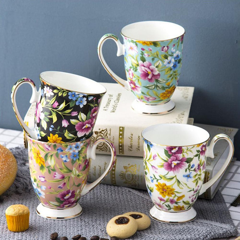 La Fleur Hand Painted Teacup
