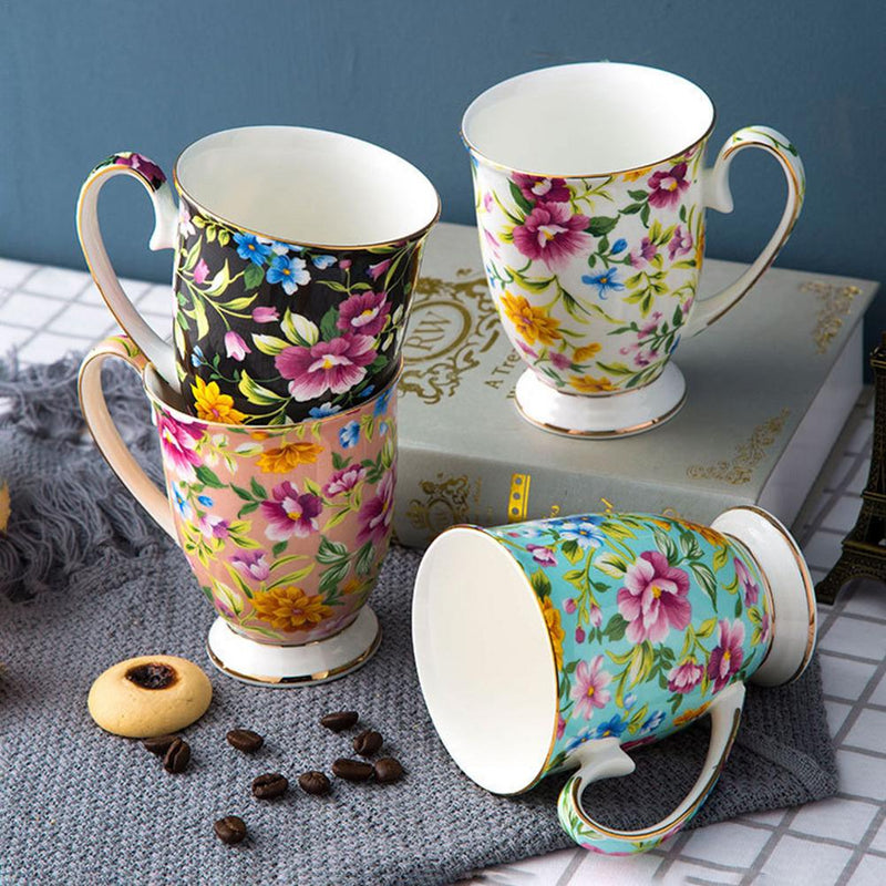 La Fleur Hand Painted Teacup
