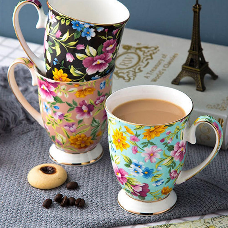 La Fleur Hand Painted Teacup