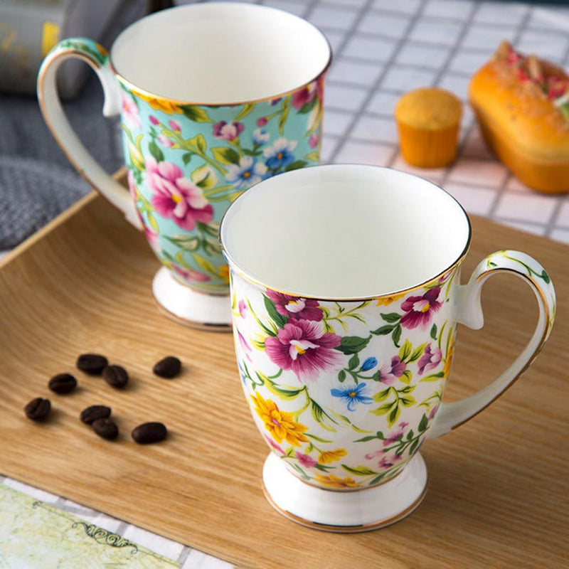 La Fleur Hand Painted Teacup