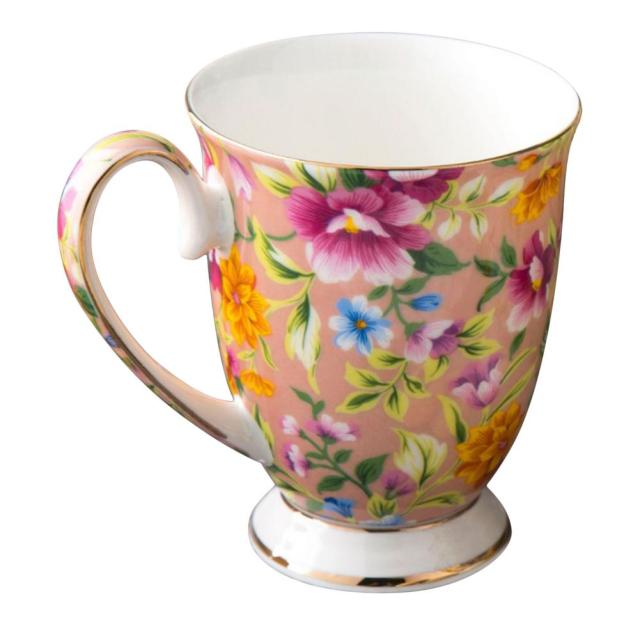 La Fleur Hand Painted Teacup